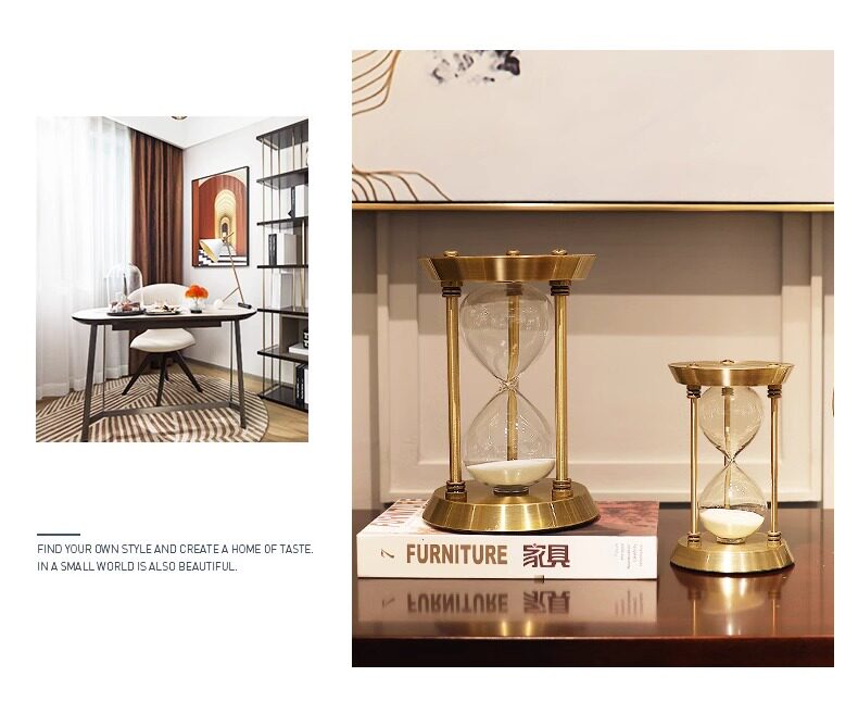Metal Hourglass | Elegant Home &amp; Office Decoration