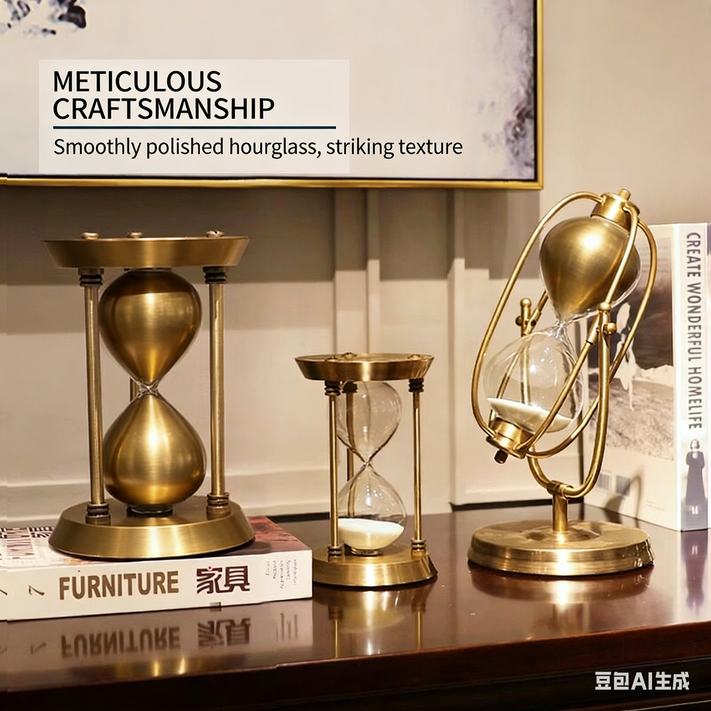 Metal Hourglass | Elegant Home &amp; Office Decoration