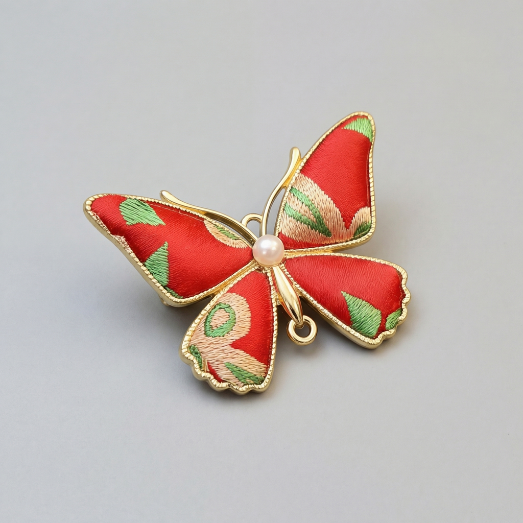 Shu Brocade Brooch
