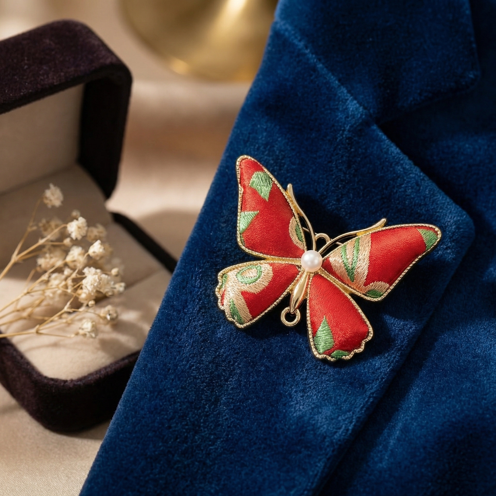 Shu Brocade Brooch