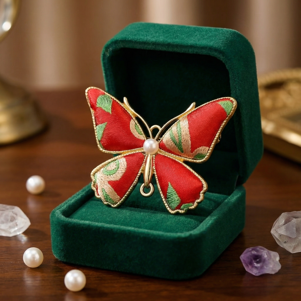Shu Brocade Brooch