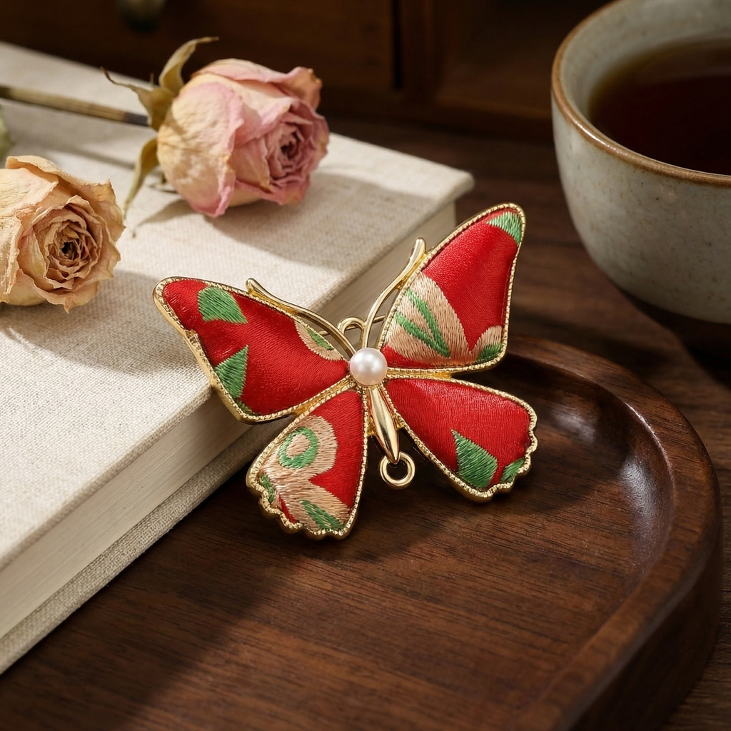 Shu Brocade Brooch
