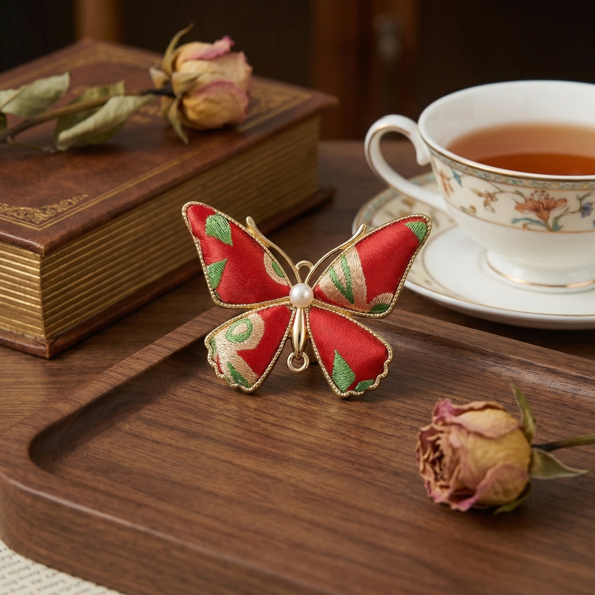 Shu Brocade Brooch