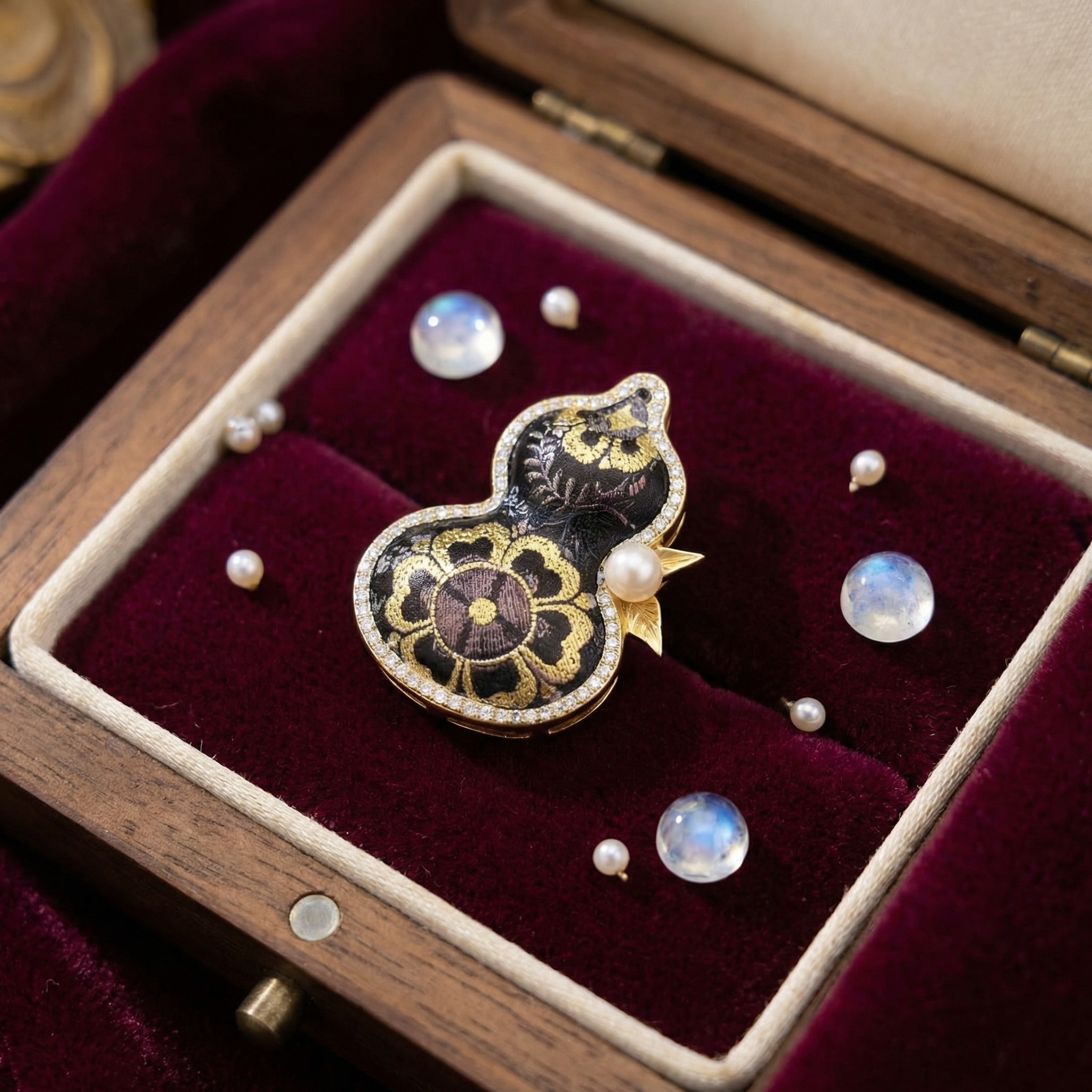 Shu Brocade Pendant