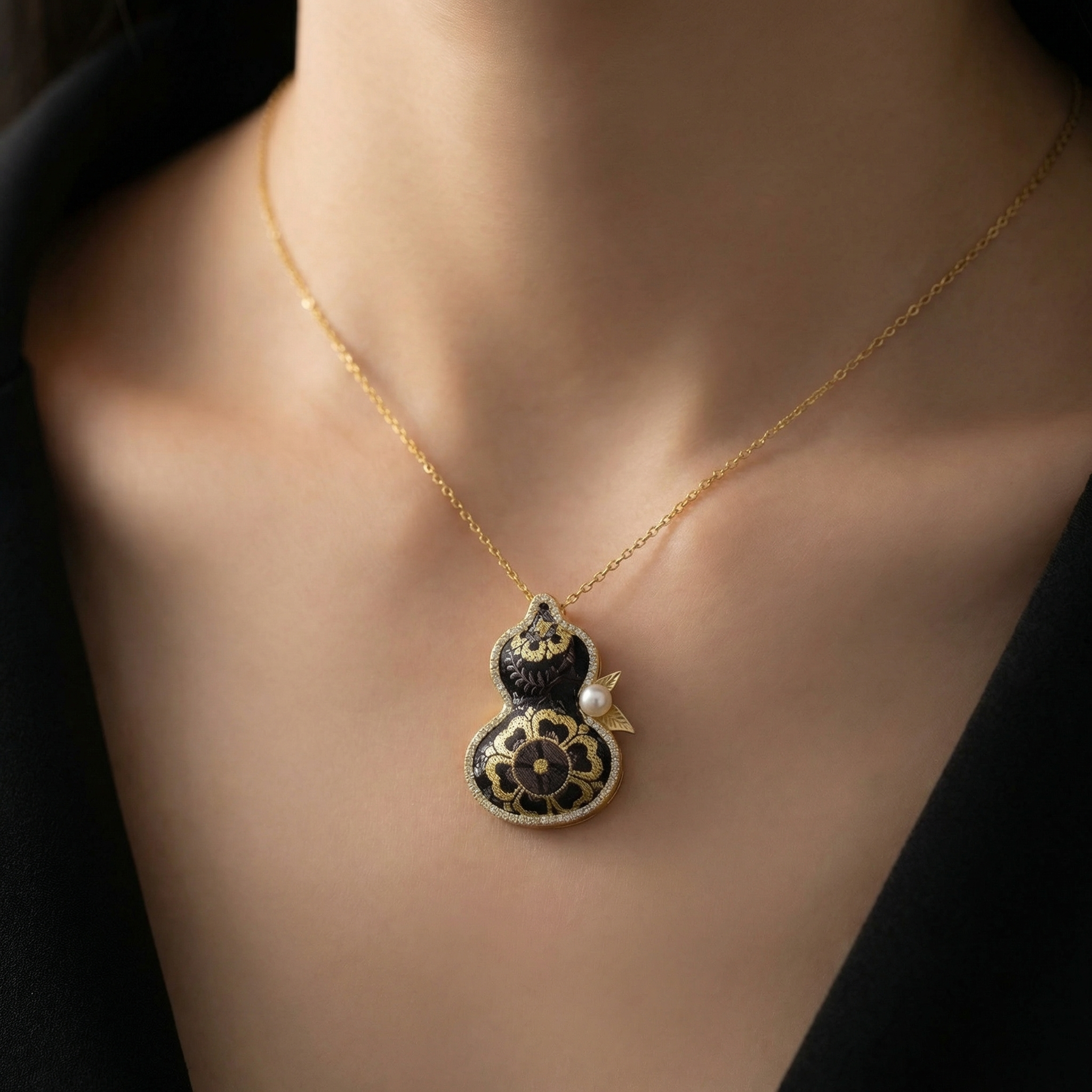 Shu Brocade Pendant